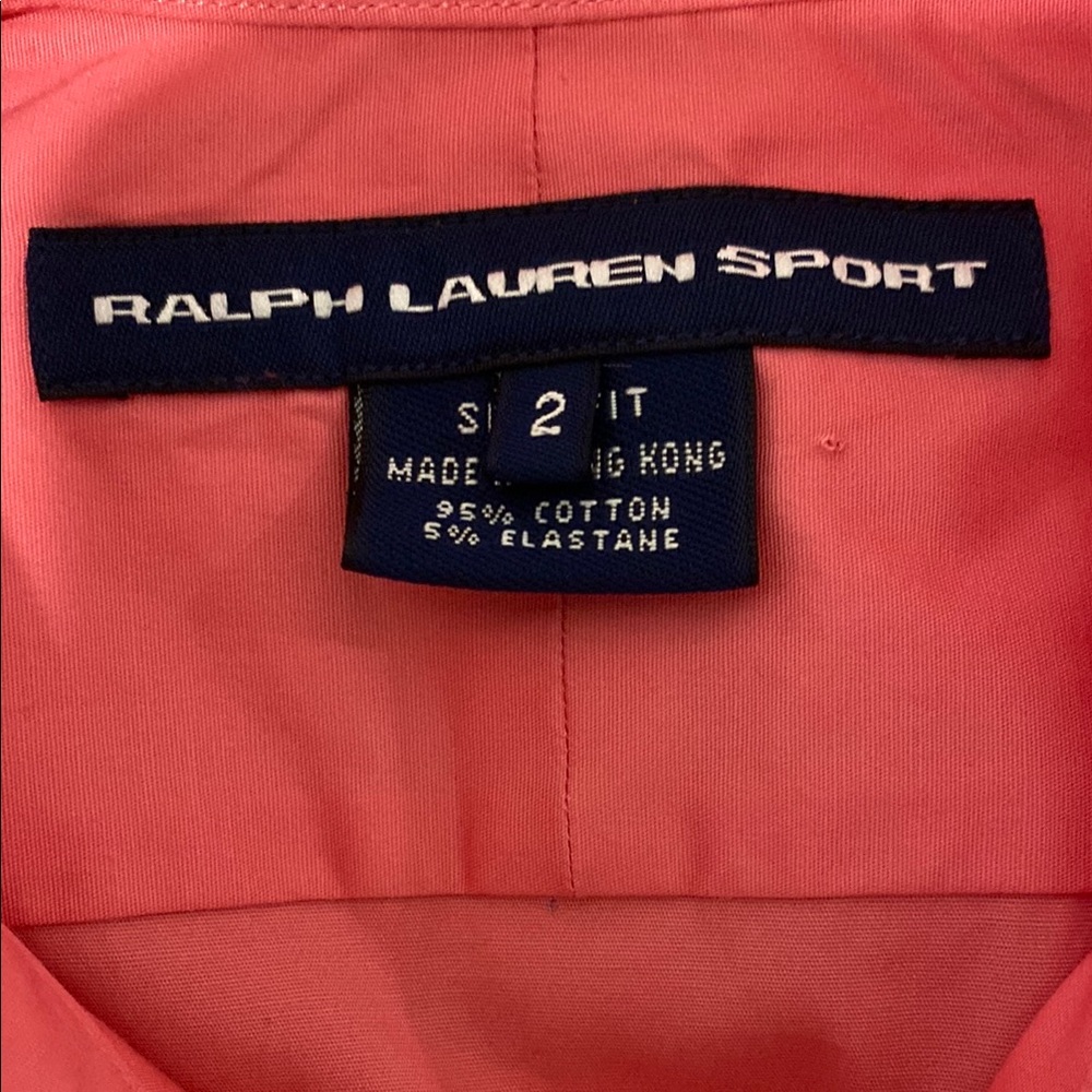 Ralph Lauren Pink Casual Button Down Shirt with Classic Collar - Picture 5 of 7